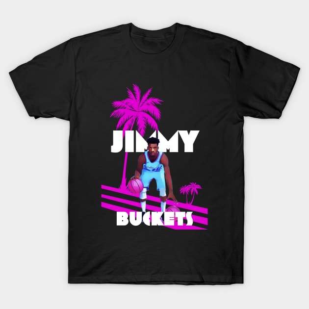 Jimmy Buckets Basketball T-Shirt by Buff Geeks Art